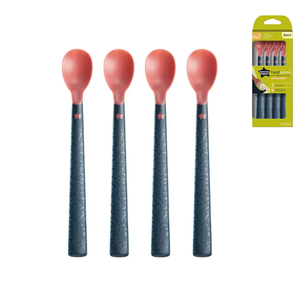 Tommee Tippee Heat Sense Weaning Spoon 4 Pack 447188