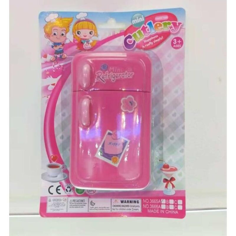 Kids Mini Refrigerator Toy Set