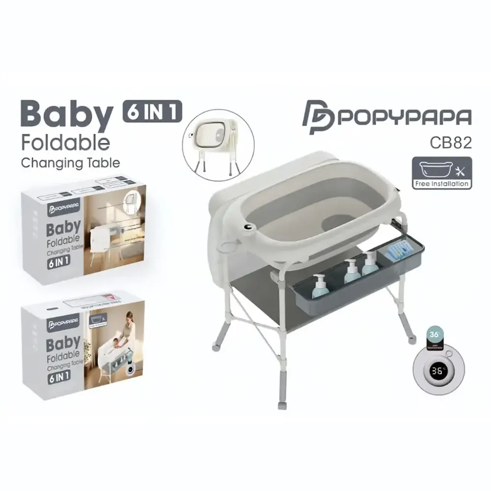 Multipurpose Baby Bath Station Changing Table – Popypapa cb82